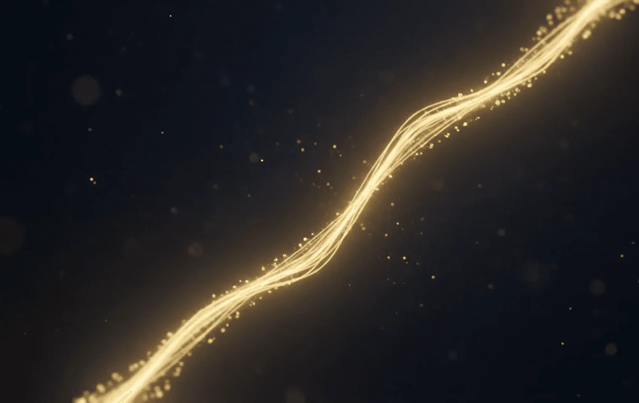 Ascent: a growth-capital advisory concept. Dark navy hero with a luminous gold climb ribbon sweeping upward and an Ascent wordmark.